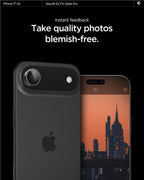Spigen Glass tR EZ Fit Optik Pro 2 Pack, sivý – iPhone Air