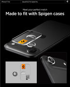 Spigen Glass tR EZ Fit Optik Pro 2 Pack, silver - iPhone Air