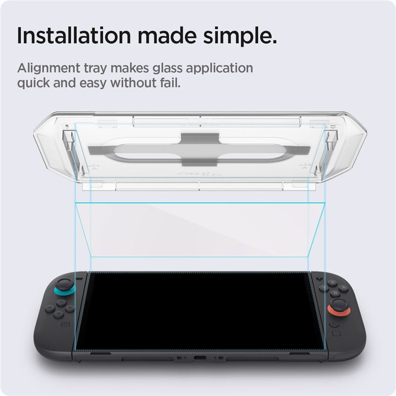 Spigen Glass tR EZ Fit 2 Pack - Nintendo Switch 2
