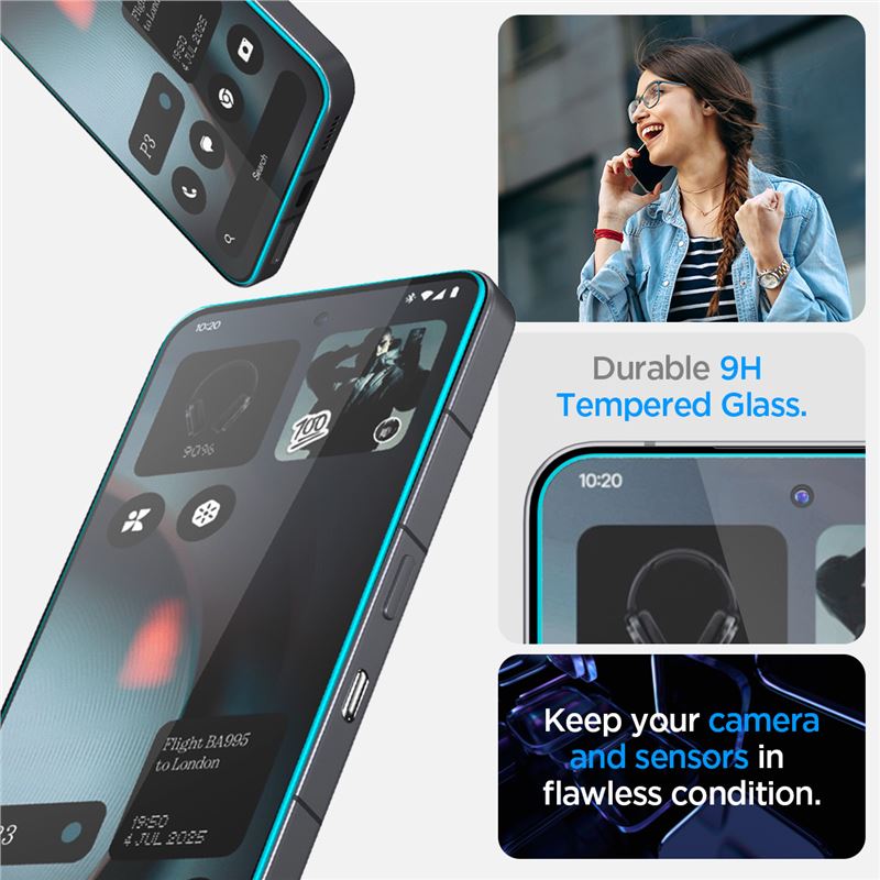 Spigen Glass tR EZ Fit 2 Pack - Nothing Phone (3)