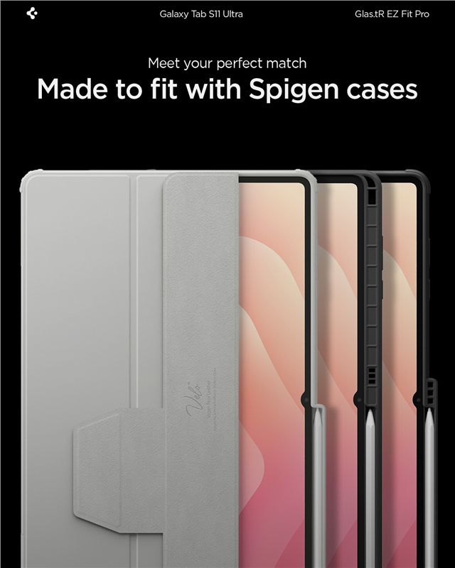 Spigen Glass tR EZ Fit Pro 1 Pack - Samsung Galaxy Tab S11 Ultra