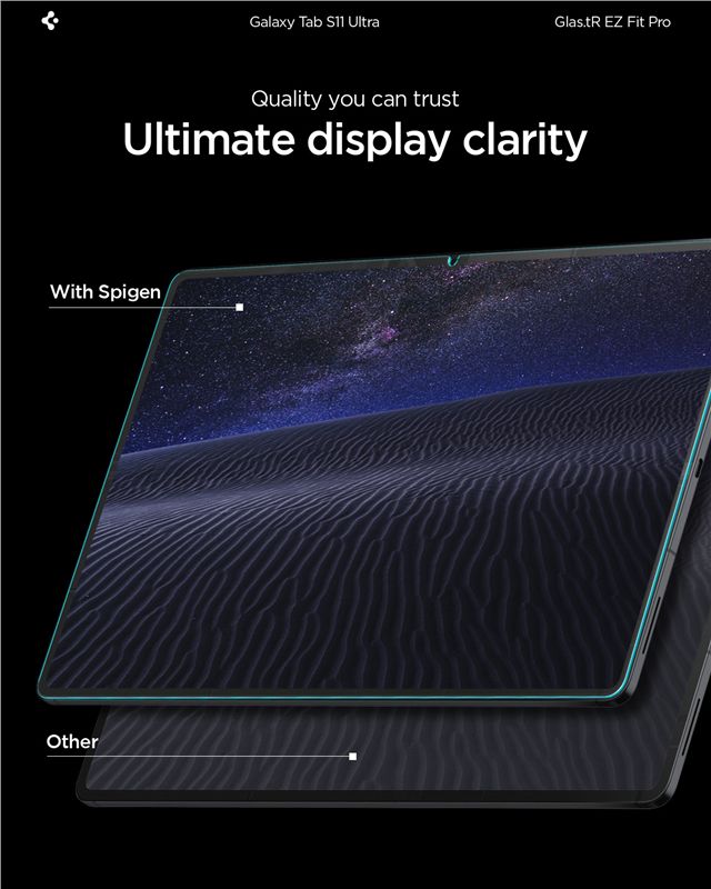 Spigen Glass tR EZ Fit Pro 1 Pack - Samsung Galaxy Tab S11 Ultra
