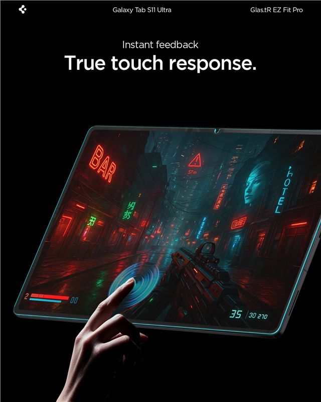 Spigen Glass tR EZ Fit Pro 1 Pack - Samsung Galaxy Tab S11 Ultra