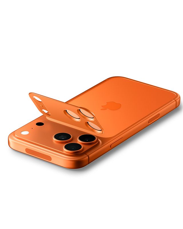 Spigen Glass tR EZ Fit Optik Pro XL 1 Pack, orange - iPhone 17 Pro