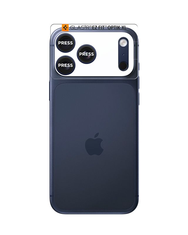 Spigen Glass tR EZ Fit Optik Pro XL 1 Pack, blue - iPhone 17 Pro