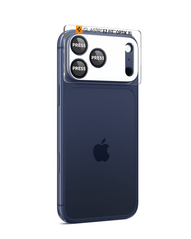 Spigen Glass tR EZ Fit Optik Pro XL 1 Pack, blue - iPhone 17 Pro