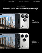 Spigen Glass tR EZ Fit Optik Pro XL 1 Pack, silver - iPhone 17 Pro