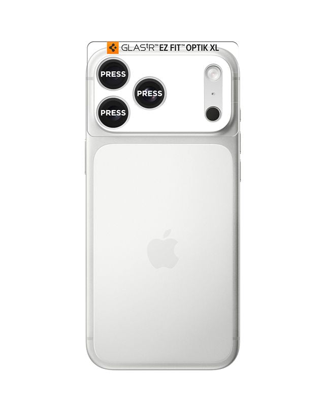 Spigen Glass tR EZ Fit Optik Pro XL 1 Pack, silver - iPhone 17 Pro