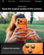 Spigen Glass tR EZ Fit Optik Pro XL 1 Pack, orange - iPhone 17 Pro Max