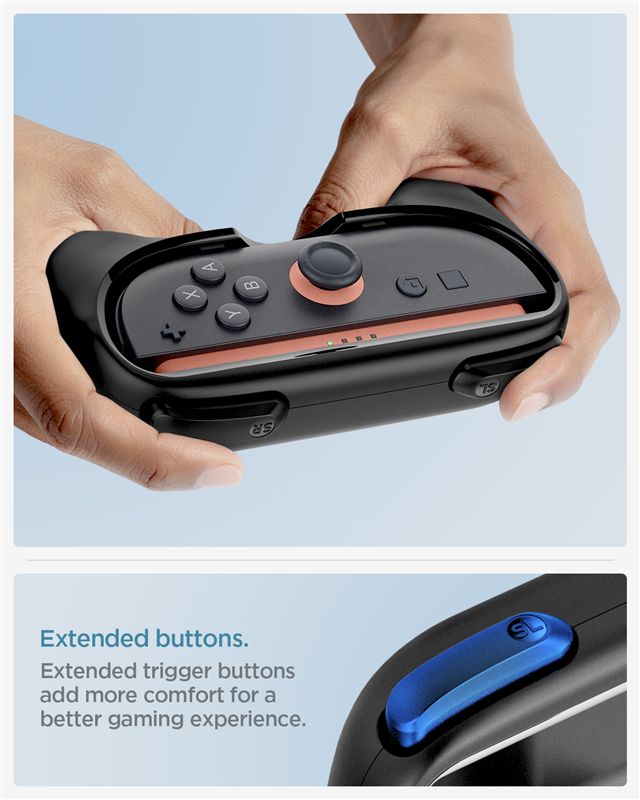 Spigen Joy-Con Grip NS100, black - Nintendo Switch 2