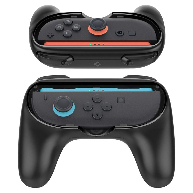 Anti-slip rubber inserts: prevent slipping and keep the JoyCons firmly in place