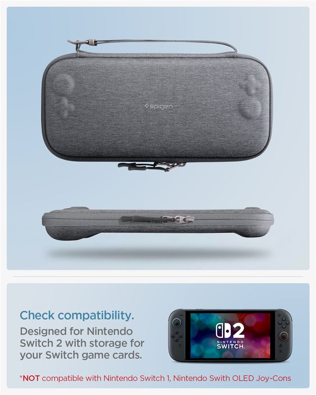 Spigen Klasden 2 Pouch, charcoal gray - Nintendo Switch 2
