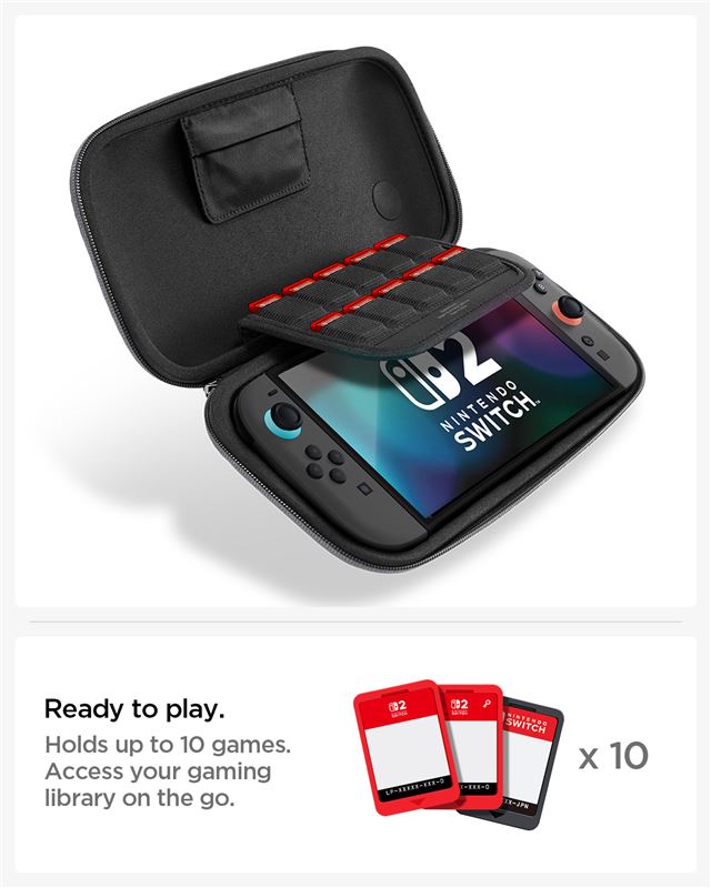 Spigen Klasden Pouch, charcoal gray - Nintendo Switch 2