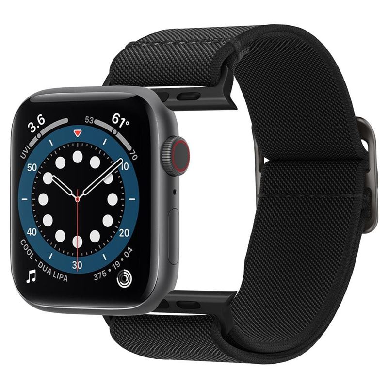 Spigen Lite Fit, čierny - Apple Watch 49mm/46mm/45mm/44mm/42mm