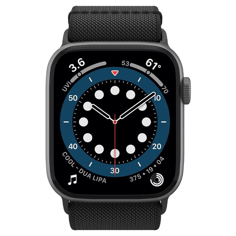 Spigen Lite Fit, čierny - Apple Watch 49mm/46mm/45mm/44mm/42mm
