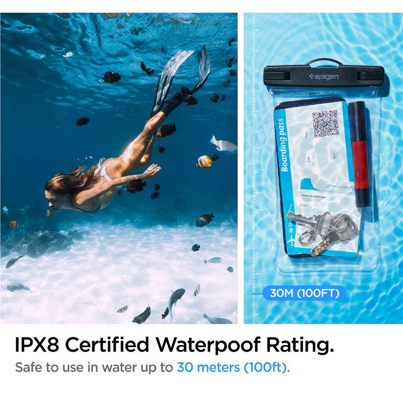 Spigen Aqua Shield WaterProof Case A601 2 Pack, crystal clear