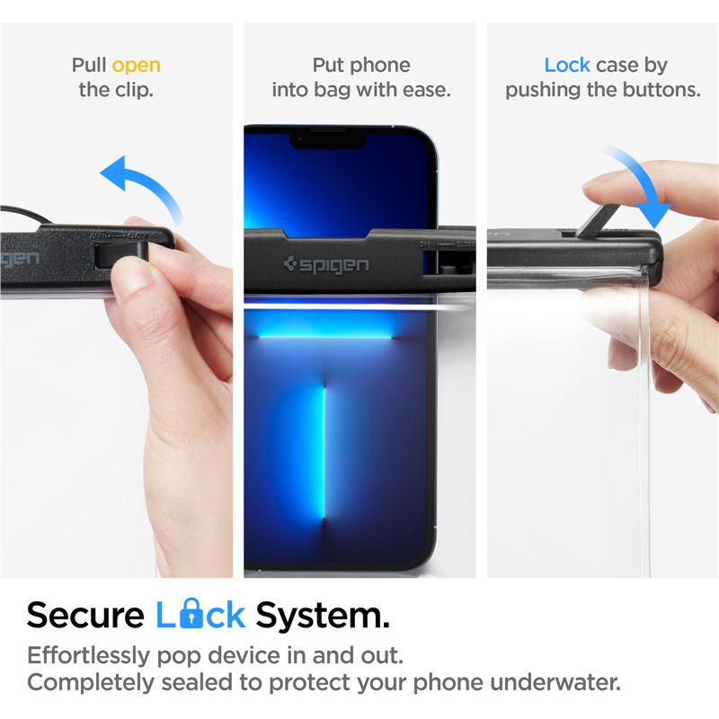Spigen Aqua Shield WaterProof Case A601 2 Pack, crystal clear