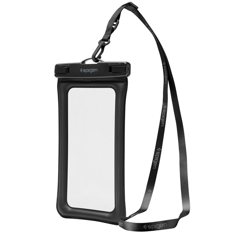Spigen Aqua Shield Waterproof Floating Case + Waterproof Waist Bag A621 Set, black