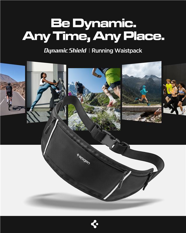 Spigen Dynamic Shield Waist Bag A710, black