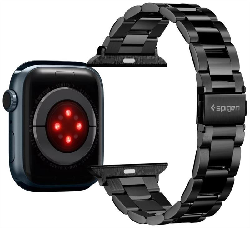 Spigen Modern Fit Watch Band, black - Apple Watch 42mm/41mm/40mm/38mm