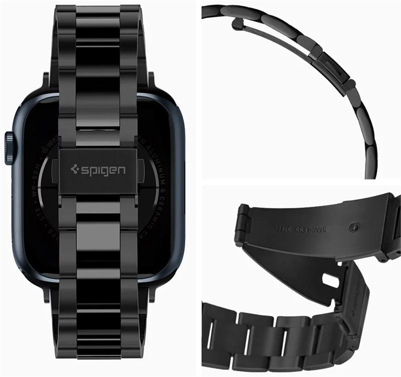 Spigen Modern Fit Watch Band, black - Apple Watch 42mm/41mm/40mm/38mm