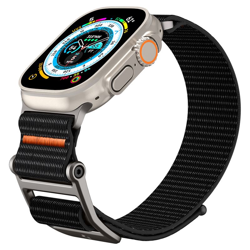 Spigen DuraPro Flex, black - Apple Watch 49mm/46mm/45mm/44mm/42mm