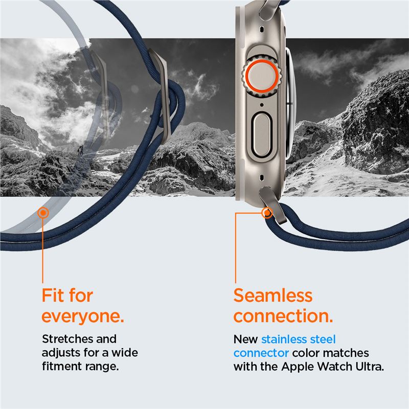 Spigen Lite Fit Ultra, námornícka modrá – Apple Watch 49mm/46mm/45mm/44mm/42mm