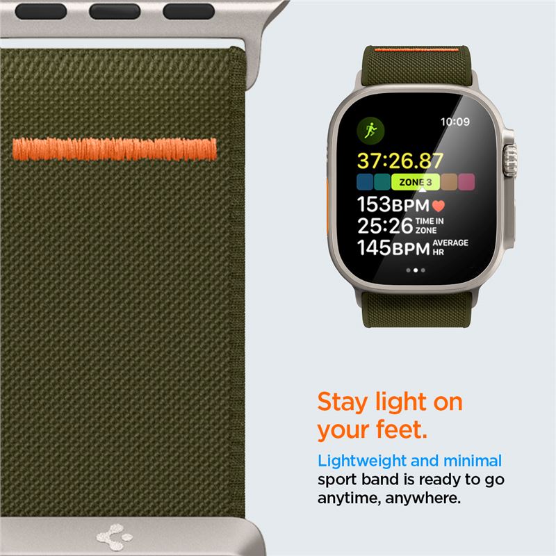 Spigen Lite Fit Ultra, khaki - Apple Watch 49mm/46mm/45mm/44mm/42mm