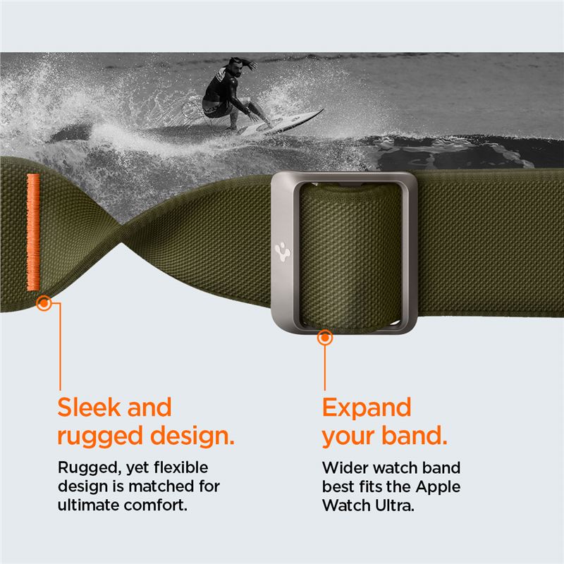 Spigen Lite Fit Ultra, khaki - Apple Watch 49mm/46mm/45mm/44mm/42mm
