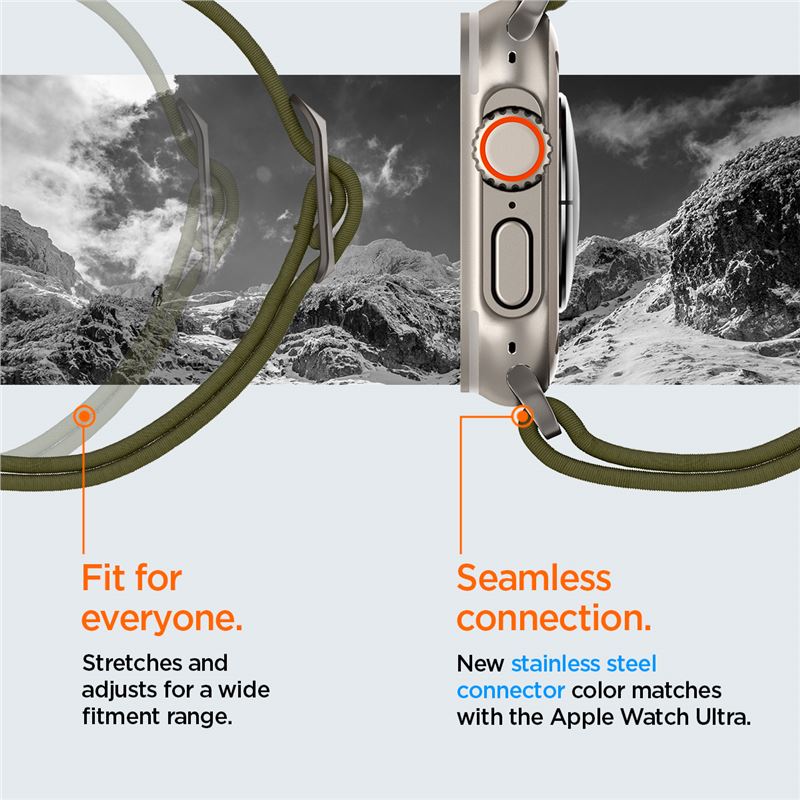 Spigen Lite Fit Ultra, khaki - Apple Watch 49mm/46mm/45mm/44mm/42mm