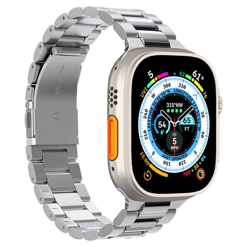Spigen Modern Fit 316L Band, silver - Apple Watch 49mm/46mm/45mm/44mm/42mm
