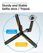 Spigen MagSafe Tripod Selfie Stick, black