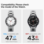 Spigen Modern Fit 316L Band, silver - Samsung Galaxy Watch6 Classic 47mm