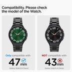 Spigen Modern Fit 316L Band, black - Samsung Galaxy Watch6 Classic 47mm
