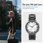 Spigen Modern Fit 316L Band, black - Samsung Galaxy Watch6 Classic 47mm
