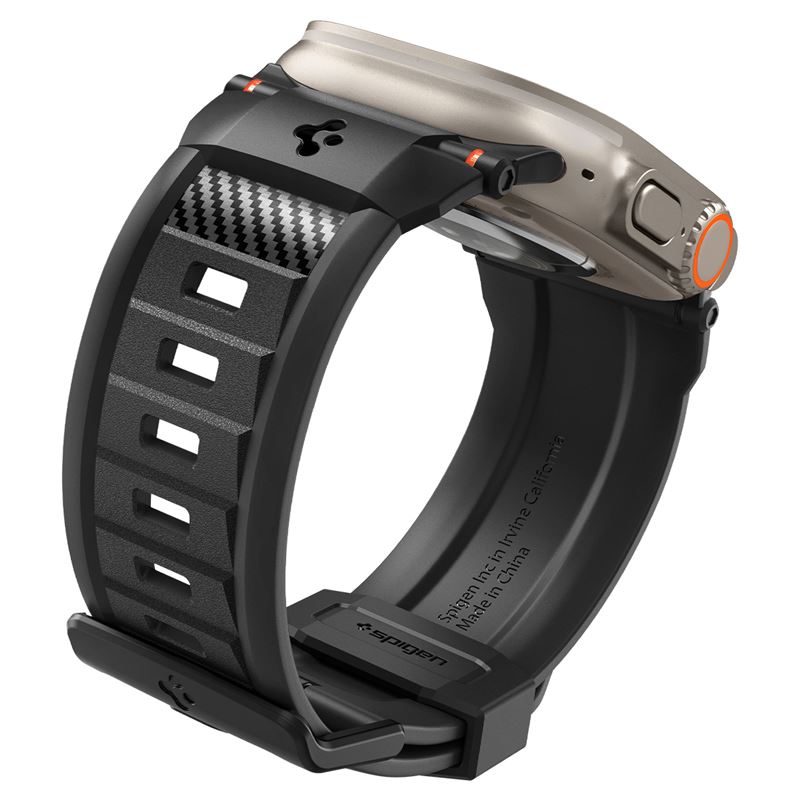 Spigen Rugged Ultra Band, matte black - Apple Watch 49mm/46mm/45mm/44mm/42mm