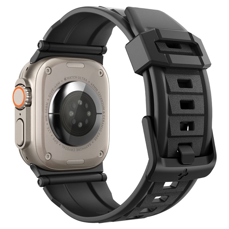 Spigen Rugged Ultra Band, matte black - Apple Watch 49mm/46mm/45mm/44mm/42mm
