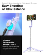 Spigen MagSafe Tripod Selfie Stick, lavender