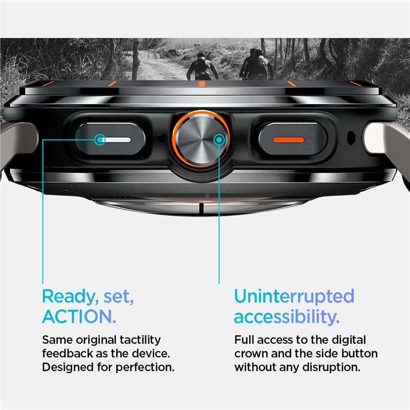 Spigen Lite Fit, black - Samsung Galaxy Watch Ultra 2/Ultra 47mm