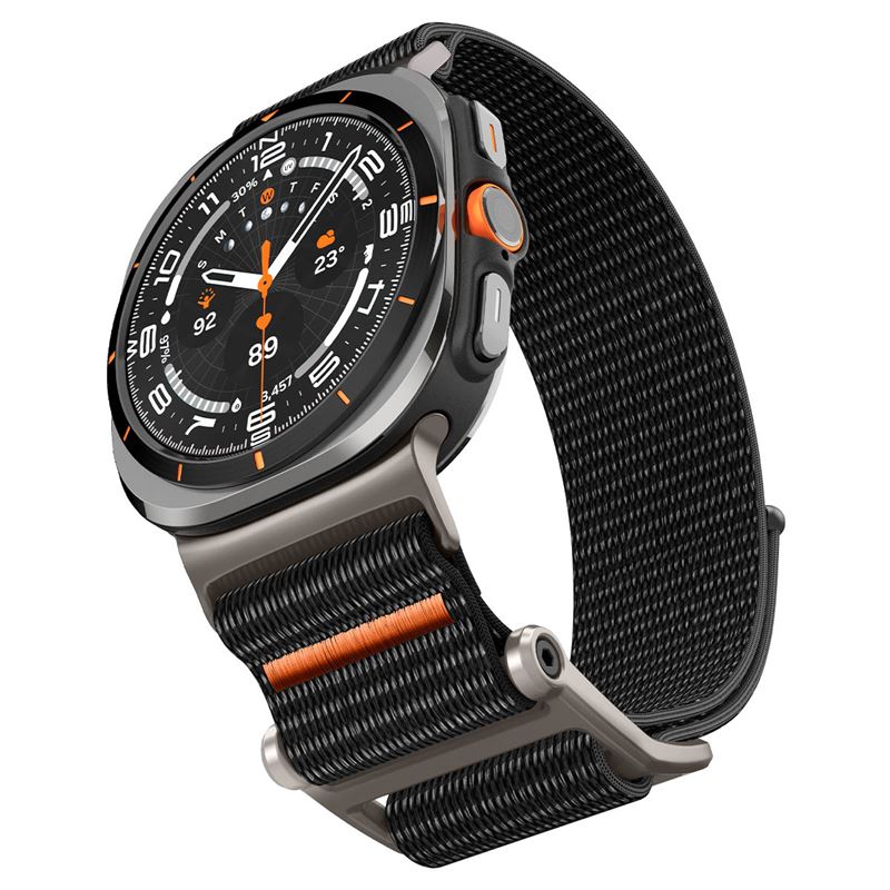 Spigen DuraPro Flex, čierny - Samsung Galaxy Watch Ultra 2/Ultra 47mm