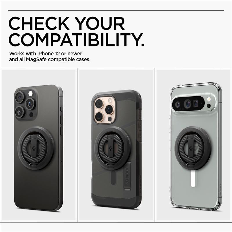 Attach your phone to metal surfaces using double-sided magnets
