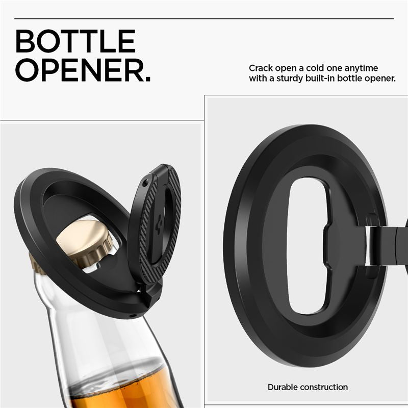 Spigen O-Mag Magnetic Phone Holder with Adjustable Stand, black