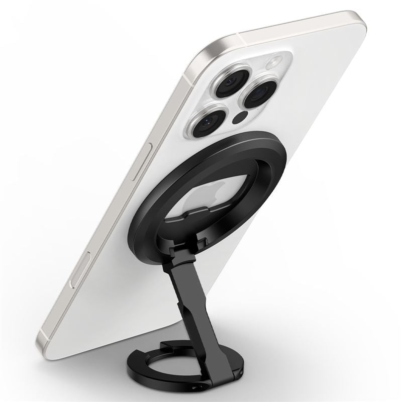 Spigen O-Mag Magnetic Phone Holder with Adjustable Stand, black