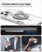 Spigen Dual Pop MagSafe Phone Holder, grey