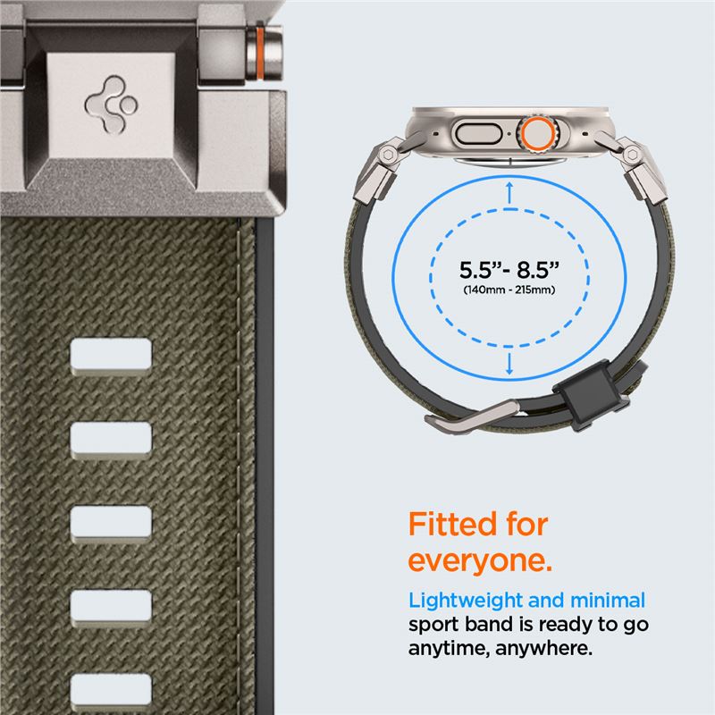 Spigen DuraPro Armor, military green - Apple Watch 49mm/46mm/45mm/44mm