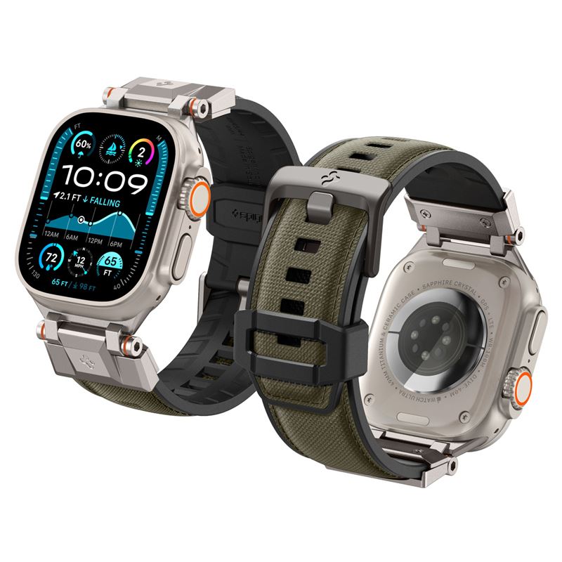 Spigen DuraPro Armor, military green - Apple Watch 49mm/46mm/45mm/44mm
