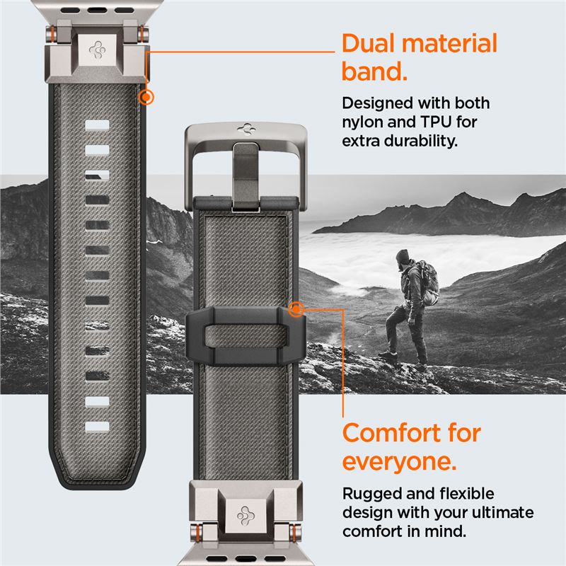 Spigen DuraPro Armor, gray - Apple Watch 49mm/46mm/45mm/44mm