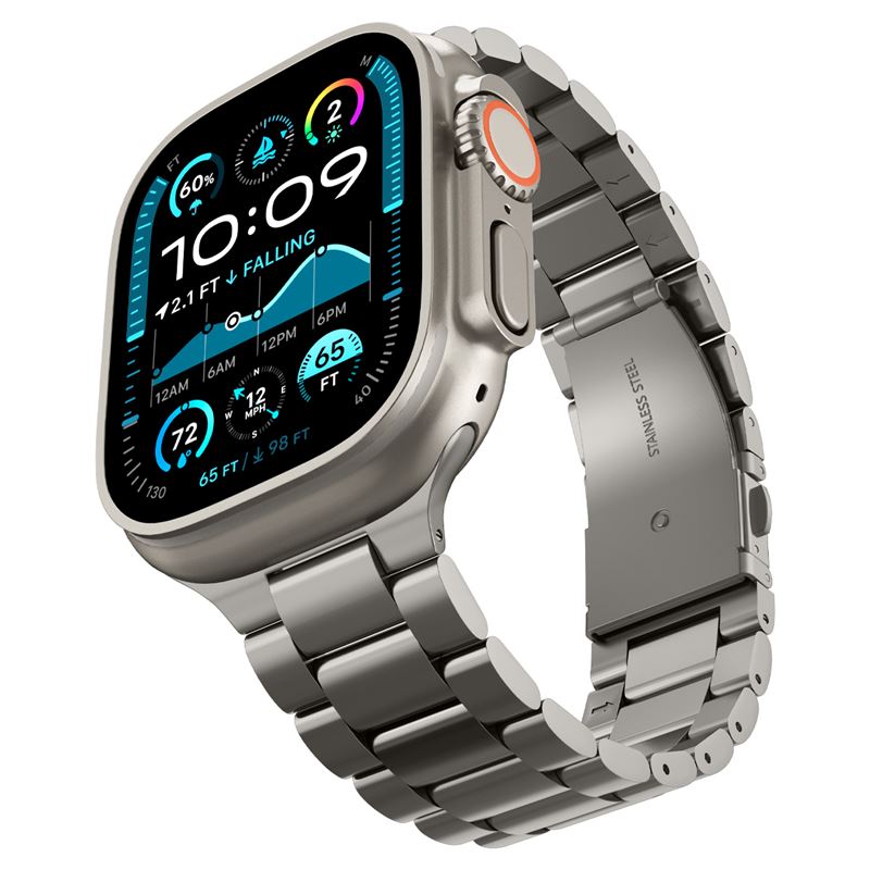 Spigen Modern Fit Titanium, natural titanium - Apple Watch 49mm/46mm/45mm/44mm