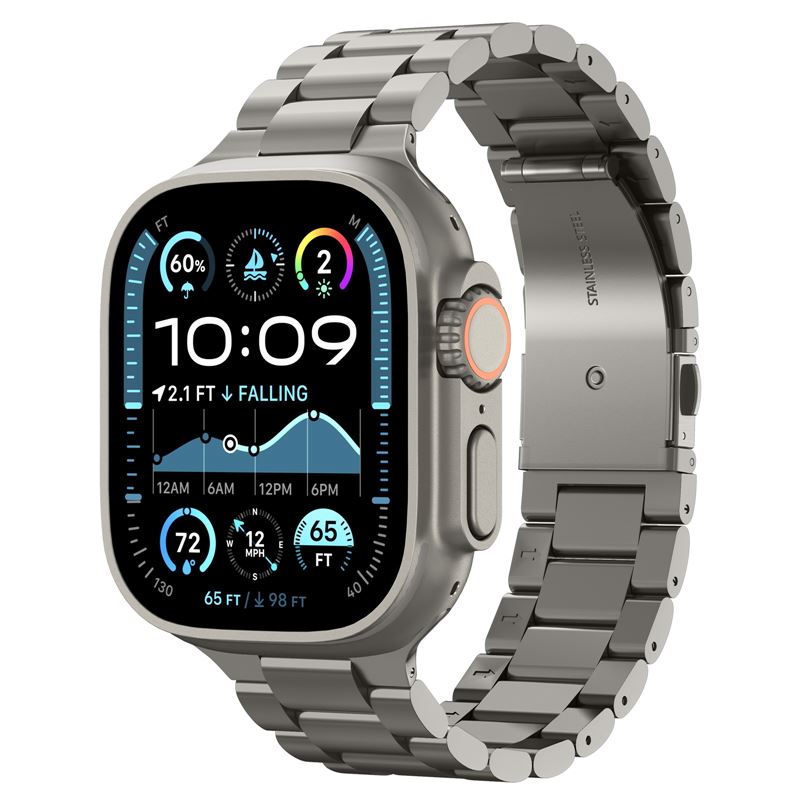 Spigen Modern Fit Titanium, natural titanium - Apple Watch 49mm/46mm/45mm/44mm