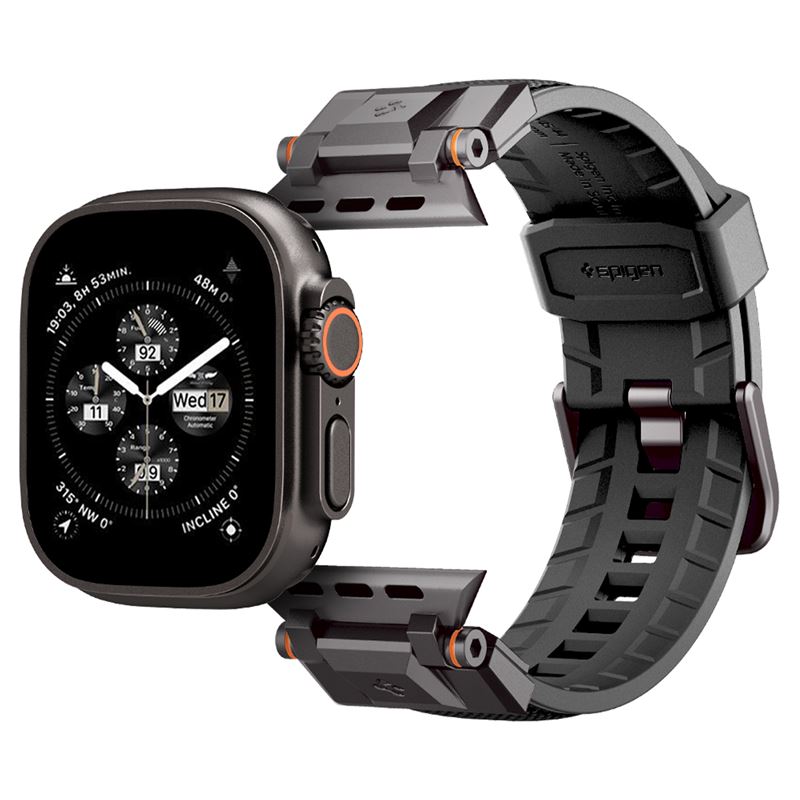 Spigen DuraPro Armor, black edition - Apple Watch 49mm/46mm/45mm/44mm